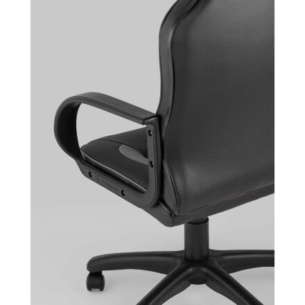 Компьютерное кресло Stool Group игровое Кратос экокожа черный/серый крестовина пластик 