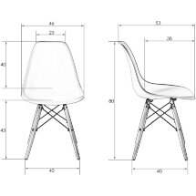 Стул LMZL-PP 638 черный