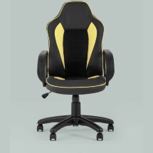 Компьютерное кресло Stool Group игровое Кратос экокожа черный/жёлтый крестовина пластик