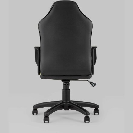 Компьютерное кресло Stool Group игровое Кратос экокожа черный/жёлтый крестовина пластик 