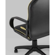 Компьютерное кресло Stool Group игровое Кратос экокожа черный/жёлтый крестовина пластик