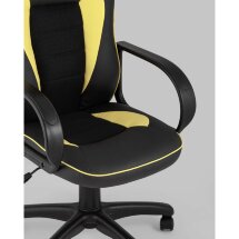 Компьютерное кресло Stool Group игровое Кратос экокожа черный/жёлтый крестовина пластик