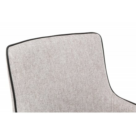 Стул на металлокаркасе Benza beige fabric 