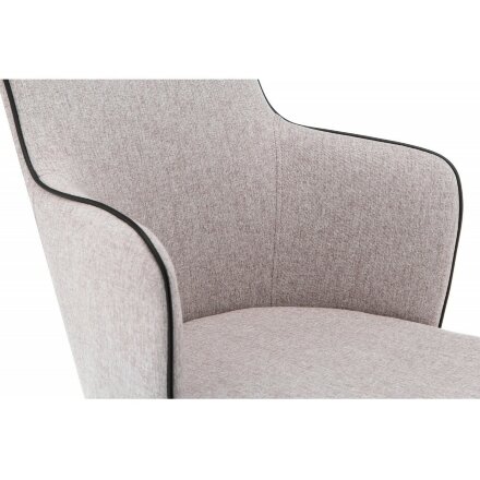 Стул на металлокаркасе Benza beige fabric 