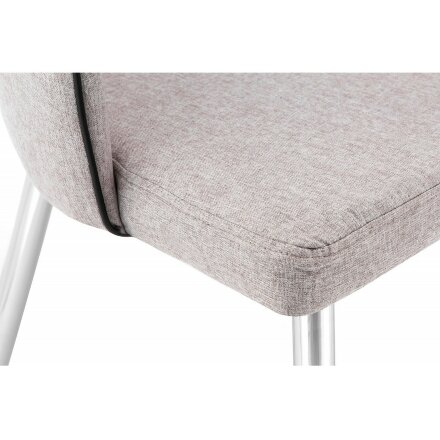 Стул на металлокаркасе Benza beige fabric 