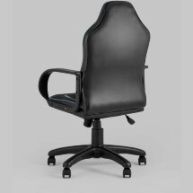 Компьютерное кресло Stool Group игровое Кратос экокожа черный/синий крестовина пластик