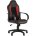 Компьютерное кресло Stool Group игровое Кратос экокожа черный/красный крестовина пластик 