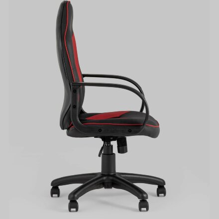 Компьютерное кресло Stool Group игровое Кратос экокожа черный/красный крестовина пластик 