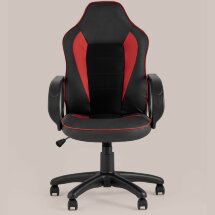 Компьютерное кресло Stool Group игровое Кратос экокожа черный/красный крестовина пластик