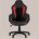 Компьютерное кресло Stool Group игровое Кратос экокожа черный/красный крестовина пластик 