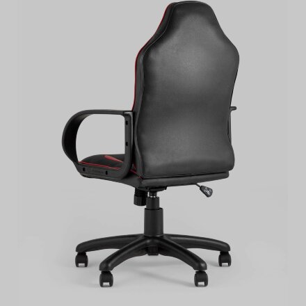 Компьютерное кресло Stool Group игровое Кратос экокожа черный/красный крестовина пластик 