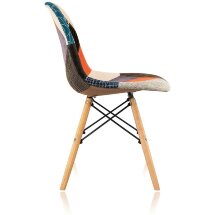 Стул Stool Group DSW Patchwork обивка ткань ножки массив дерева