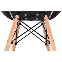 Стул Stool Group Butterfly, коричневый обивка экокожа ножки массив дерева