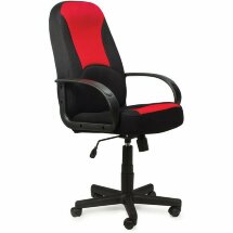 Кресло офисное BRABIX &quot;City EX-512&quot;, ткань черная/красная, TW, 531408