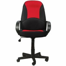 Кресло офисное BRABIX &quot;City EX-512&quot;, ткань черная/красная, TW, 531408