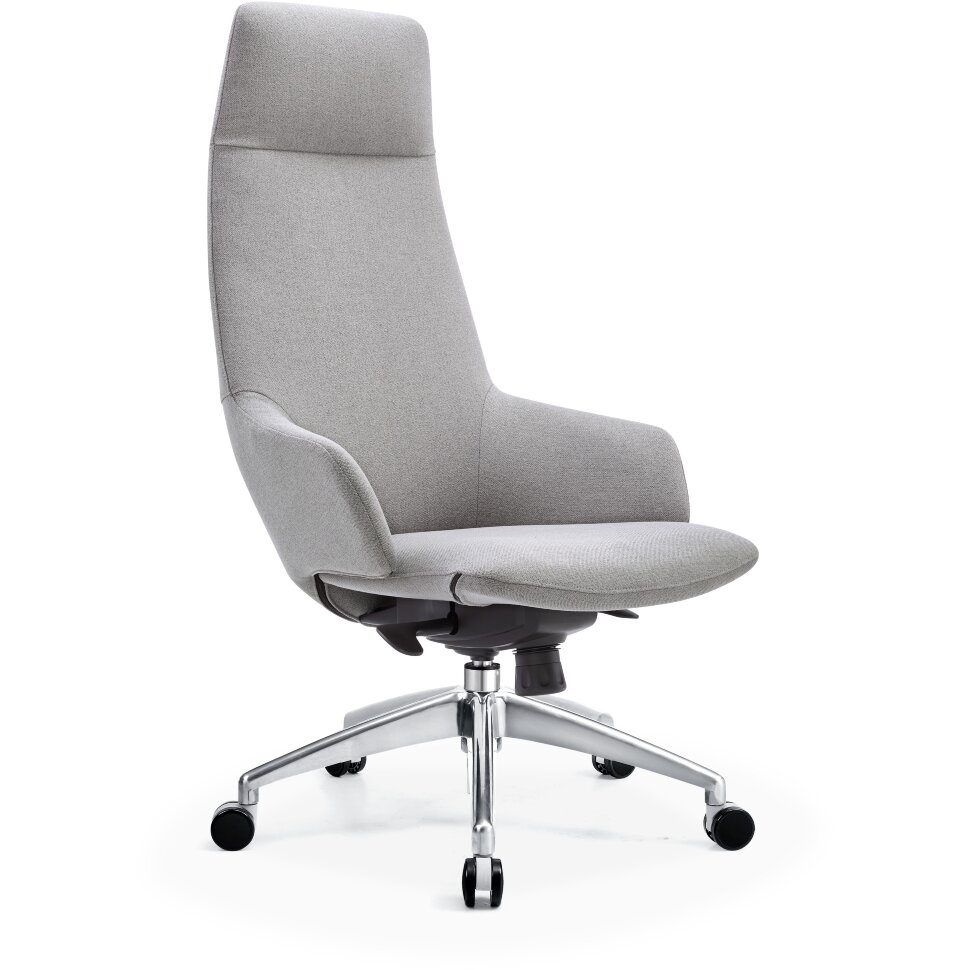 Кресло руководителя TopChairs Bow в ткани серый Кресло руководителя TopChairs Bow в ткани серый