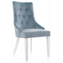 Стул деревянный Elegance white / blue