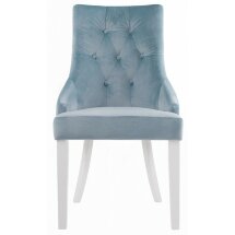 Стул деревянный Elegance white / blue