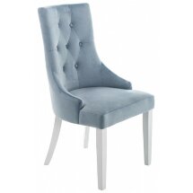 Стул деревянный Elegance white / blue