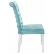 Стул деревянный Amelia white / fabric tiffany