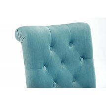 Стул деревянный Amelia white / fabric tiffany
