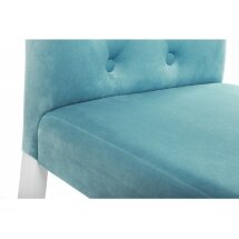 Стул деревянный Amelia white / fabric tiffany