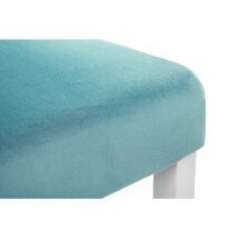 Стул деревянный Amelia white / fabric tiffany