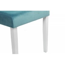 Стул деревянный Amelia white / fabric tiffany