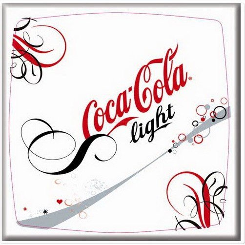 Прямоугольная столешница Werzalit (80х120 см) coca cola lightl печать Белый Прямоугольная столешница Werzalit (80х120 см) coca cola lightl печать Белый