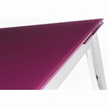 Стол стеклянный S 302T фиолетовый