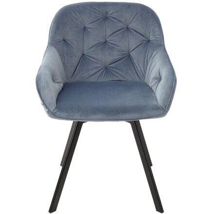 Стул GALE BLUVEL-06 BLUE поворот.360 град., велюр М-City 