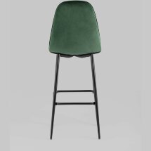 Стул барный Stool Group Тейлор велюр зелёный ножки металл черные