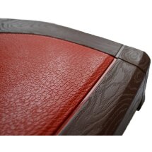 Стул пластиковый NEW Classic двухцветный на металлокаркасе красный