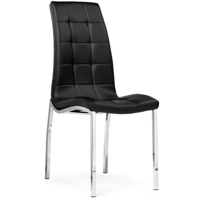Стул на металлокаркасе DC2-092-2 black / chrome Стул на металлокаркасе DC2-092-2 black / chrome