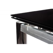 Стол стеклянный S 302T черный