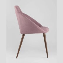 Стул Stool Group Квини розовый обивка плотная ткань, стальные ножки