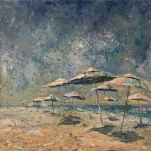 Картина &quot;Зонтики&quot;, размер 40*40