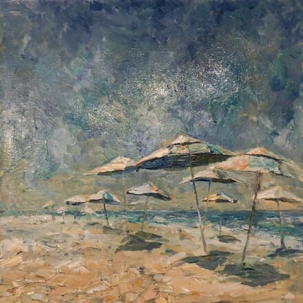 Картина &quot;Зонтики&quot;, размер 40*40 